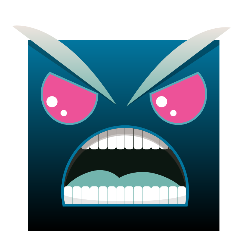 Angry Cartoon Mouth - Cliparts.co