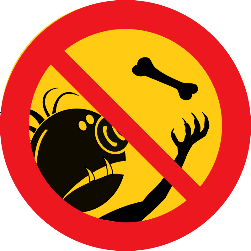 Clipart - Do not feed the trolls