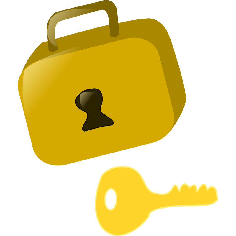 Clipart - lock and key