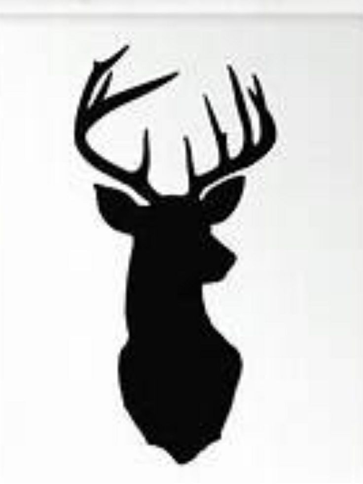 Deer outline | decorations | Pinterest