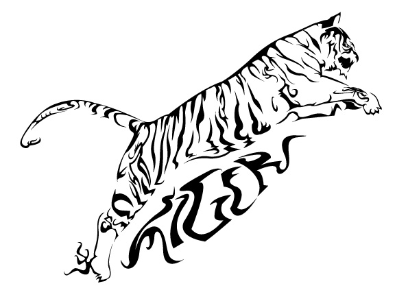 Tiger tattoo request by Dileany on deviantART