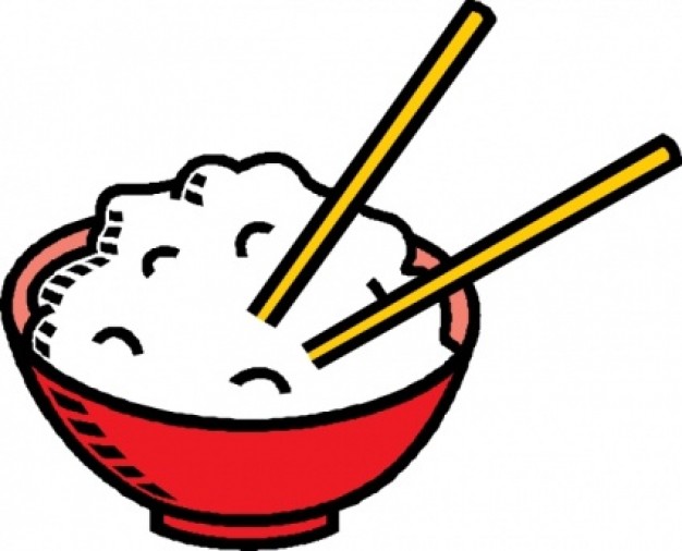 Bowl Of Rice clip art Vector | Free Download