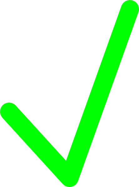 Green Check Mark Image - ClipArt Best