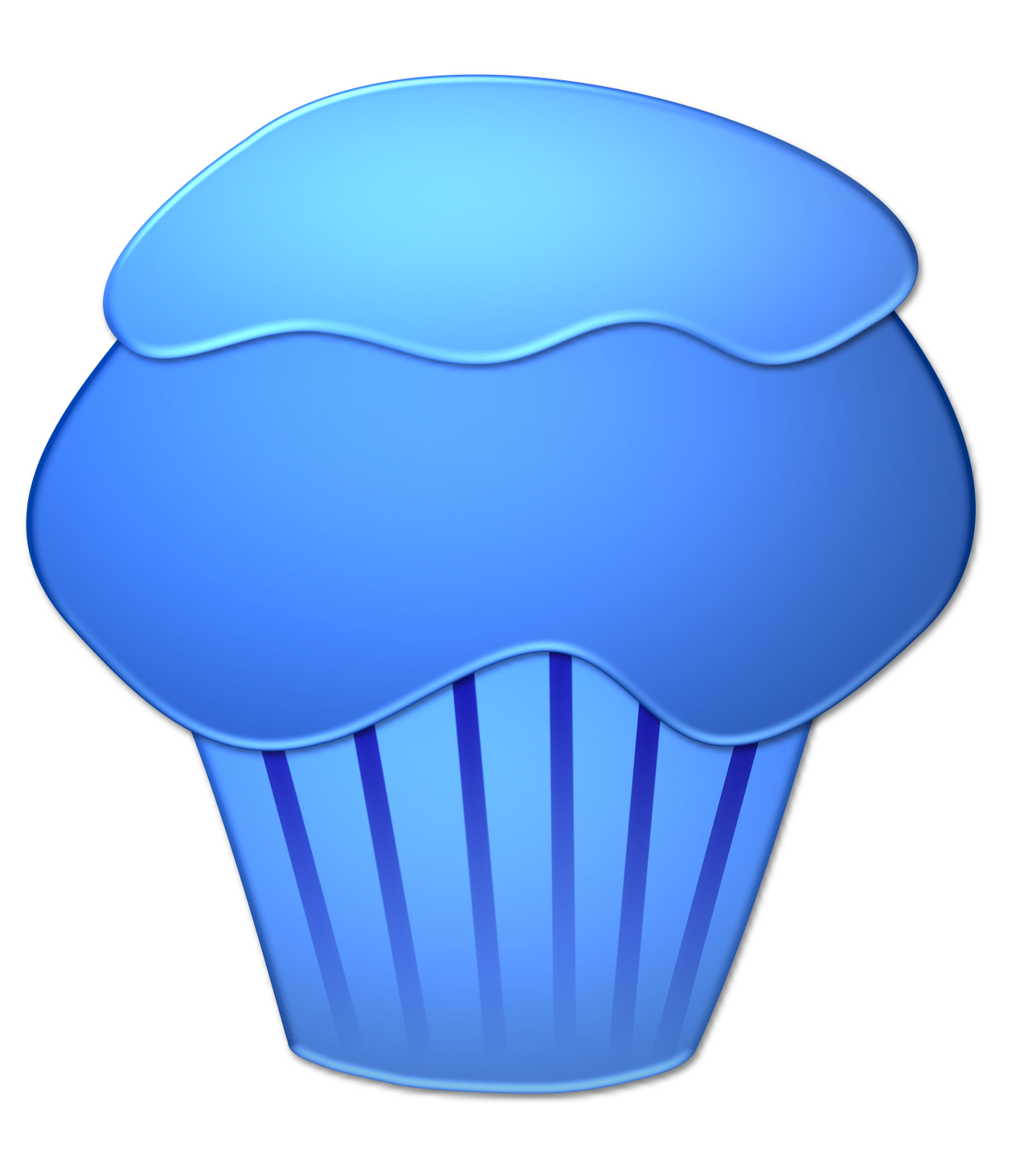 Blueberry Cupcake Clipart | Cupcake Clipart