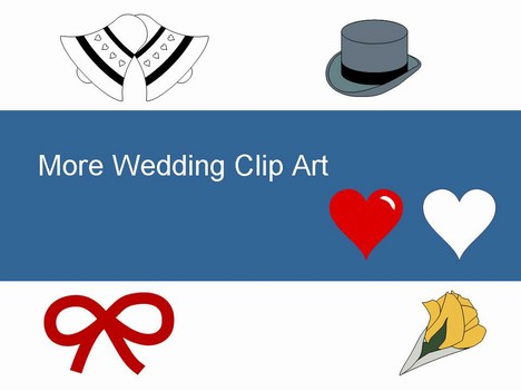 More free Wedding Clip Art PowerPoint Template