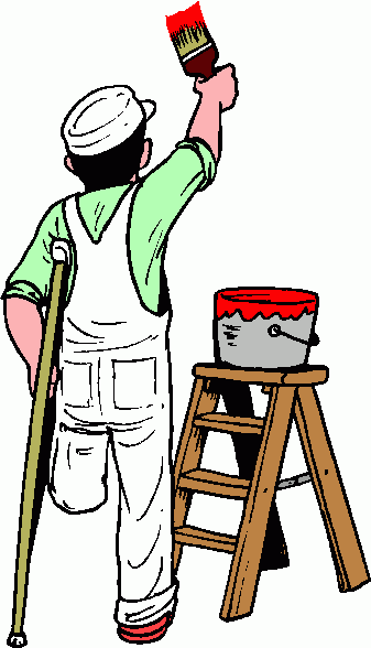 free clipart of house painters - photo #12