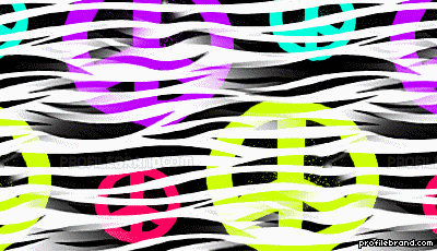 Zebra Stripes Peace Cake Ideas and Designs