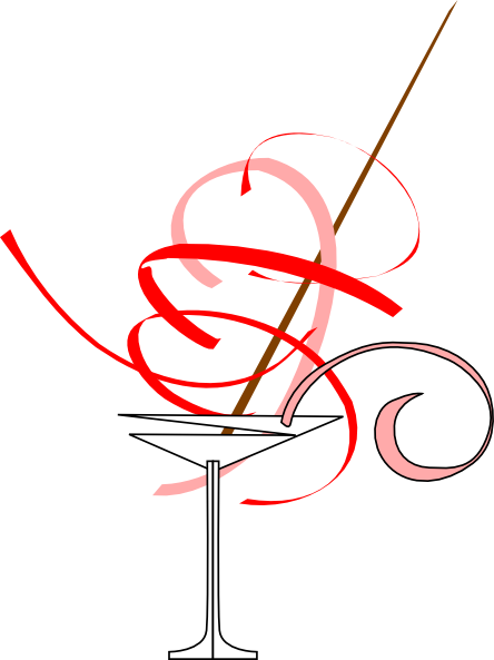 Red Martini Glass Clip art - Design - Download vector clip art online
