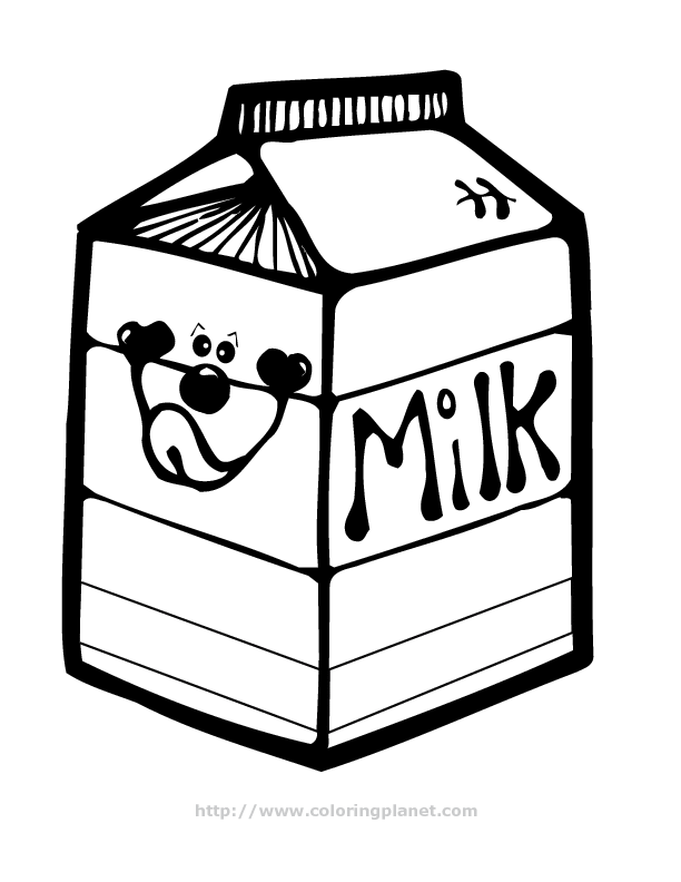 carton of milk printable coloring in pages for kids - number 1511 ...