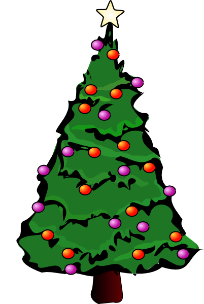 Christmas Tree clip art Free Vector / 4Vector