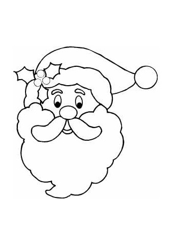 Santa Claus Face Pattern Images & Pictures - Becuo