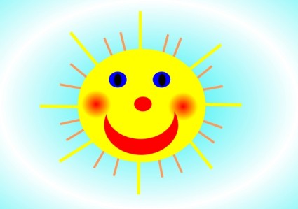 Happy Sun clip art Vector clip art - Free vector for free download