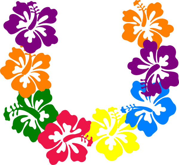 Pix For > Aloha Hibiscus Flowers Clip Art