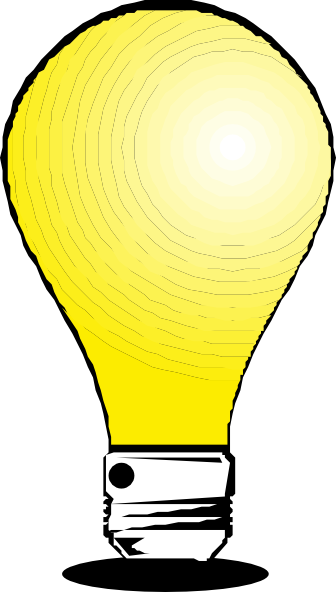 Light Bulb clip art - vector clip art online, royalty free ...
