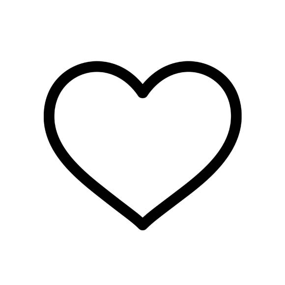 free heart silhouette clip art - photo #5
