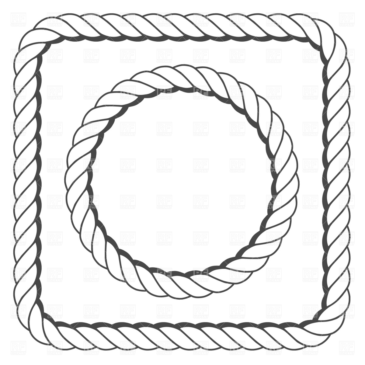 rope frame clipart - photo #20