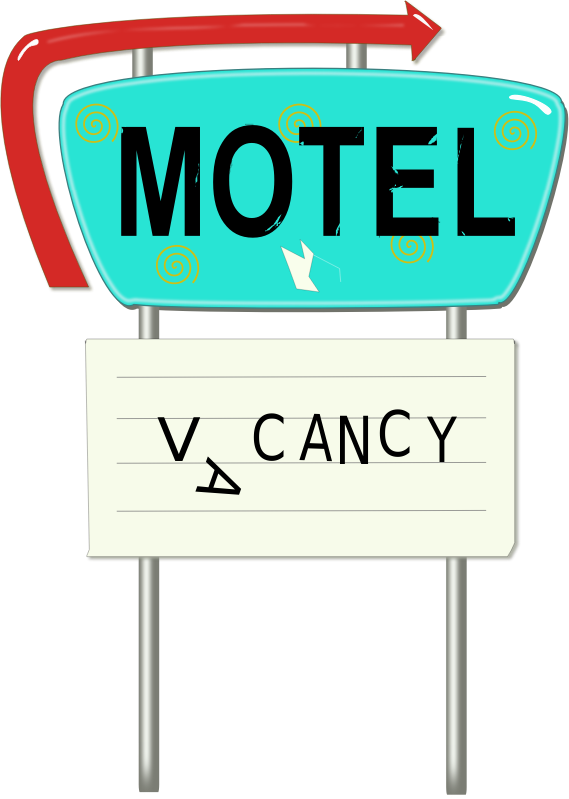 Clipart - Vintage Motel Sign