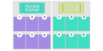 Morning Routine Printables | Over The Big Moon