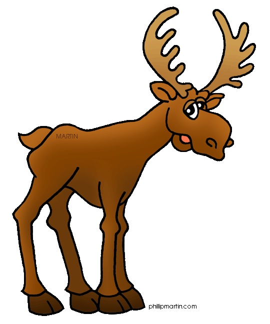 free clip art cartoon moose - photo #4