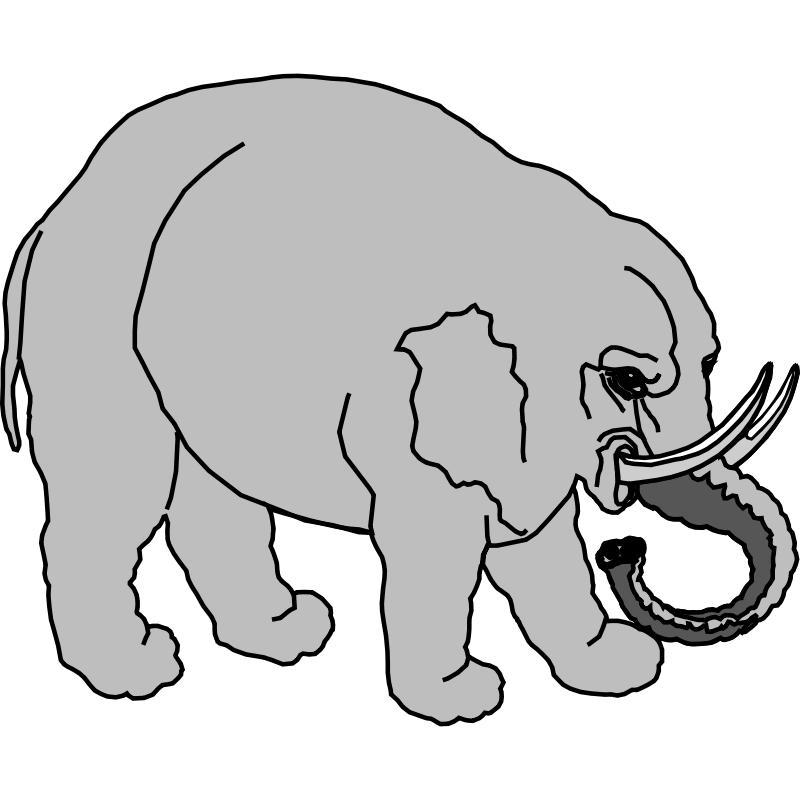 free white elephant clip art - photo #41