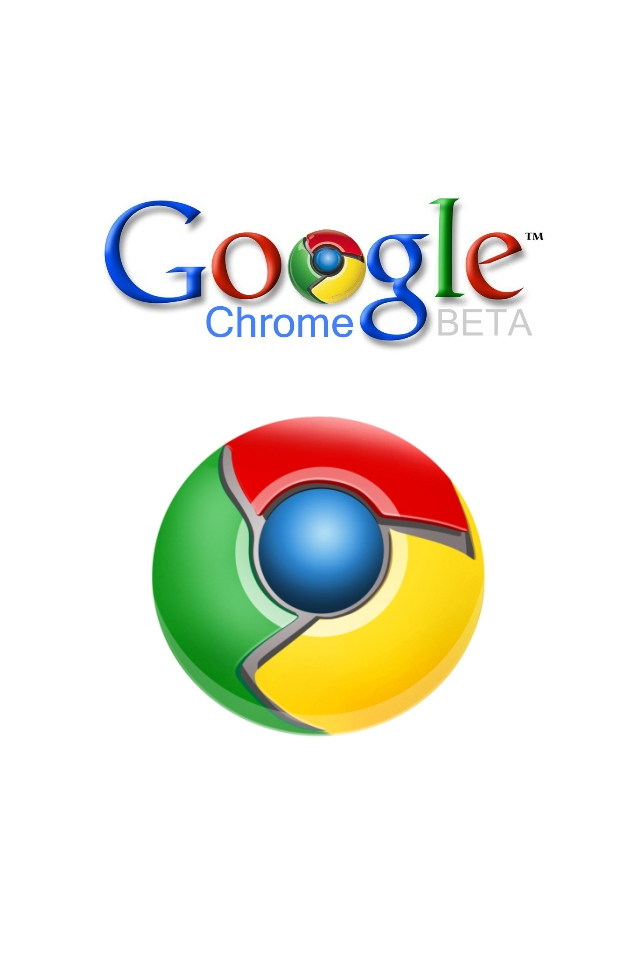 black google chrome logo