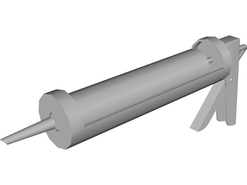 Sealant Caulking Gun 3D Model Download | 3D CAD Browser