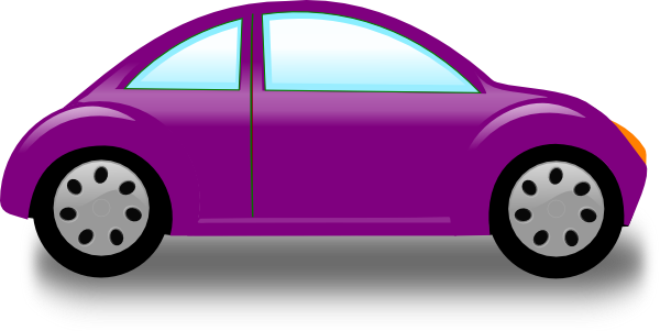 Purple Car clip art - vector clip art online, royalty free ...