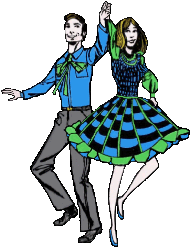 UK Square & Rounds Dancing - Square Dance Clipart
