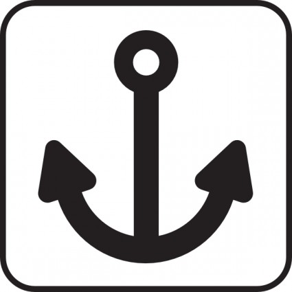Simple Anchor clip art Vector clip art - Free vector for free download