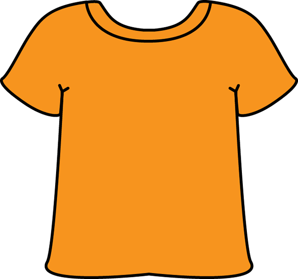 Orange Tshirt Clip Art - Orange Tshirt Image