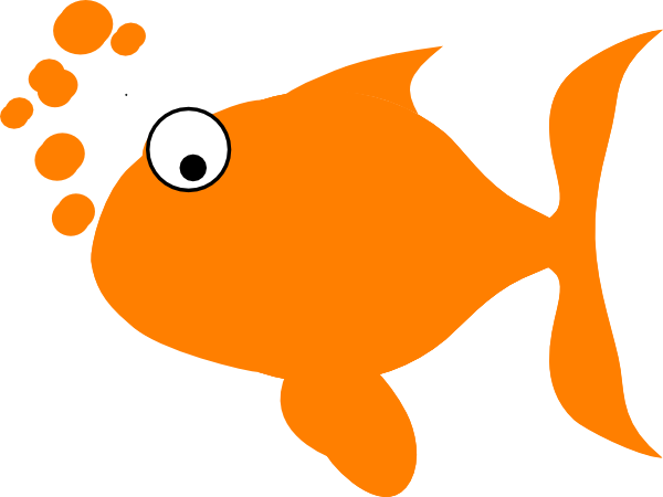 Orange Fish clip art - vector clip art online, royalty free ...