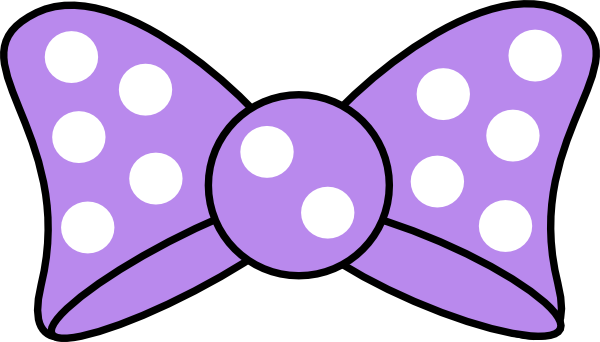 Minnie Purple Bow clip art - vector clip art online, royalty free ...