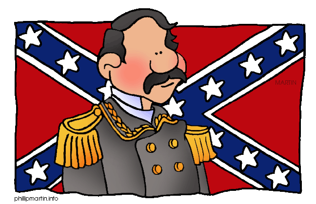 Free Flags Clip Art by Phillip Martin, Confederate Flag