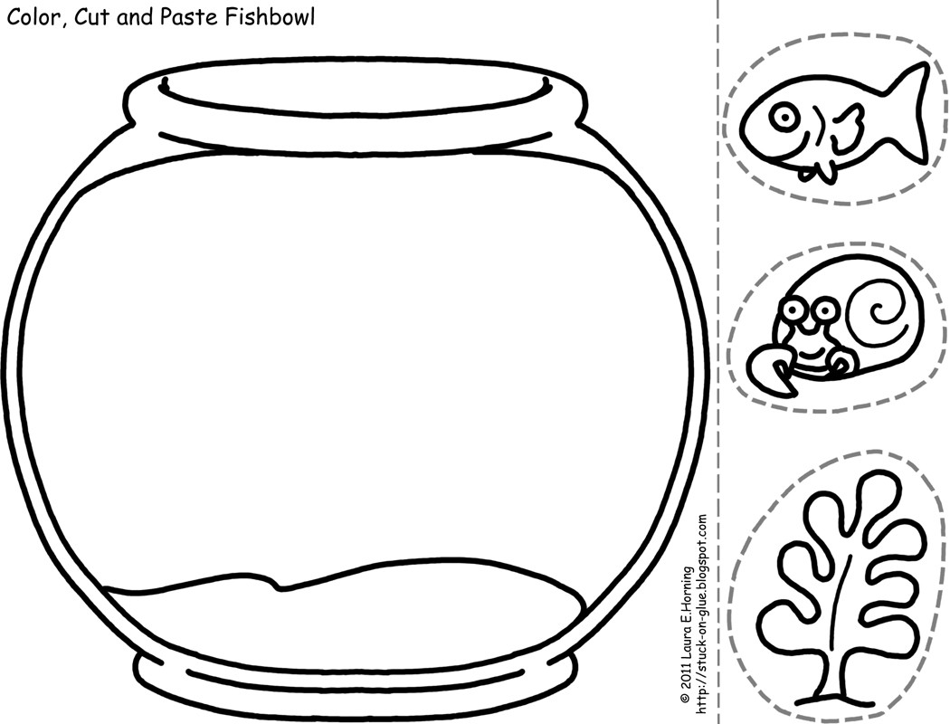 Fish Bowl Coloring Page Coloring Pages Pictures IMAGIXS Cliparts co