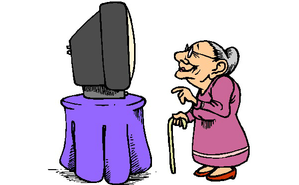 free clip art cartoon old lady - photo #9