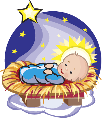 Baby Jesus In Manger Clipart - ClipArt Best