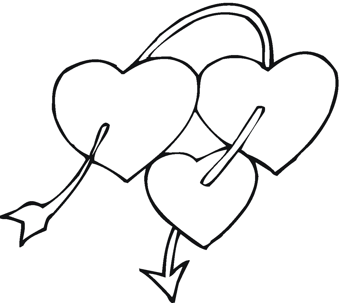 Hearts Love Drawings - ClipArt Best