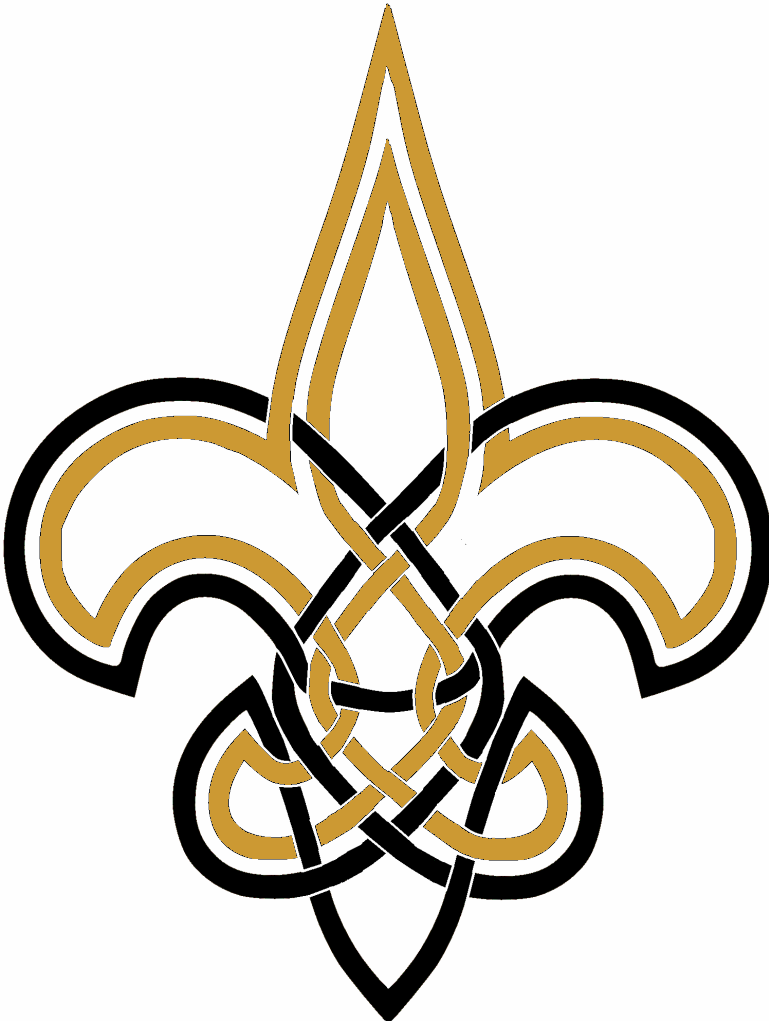 Celtiv Knot Fleur de Lis - New Orleans Saints - Saints Report ...