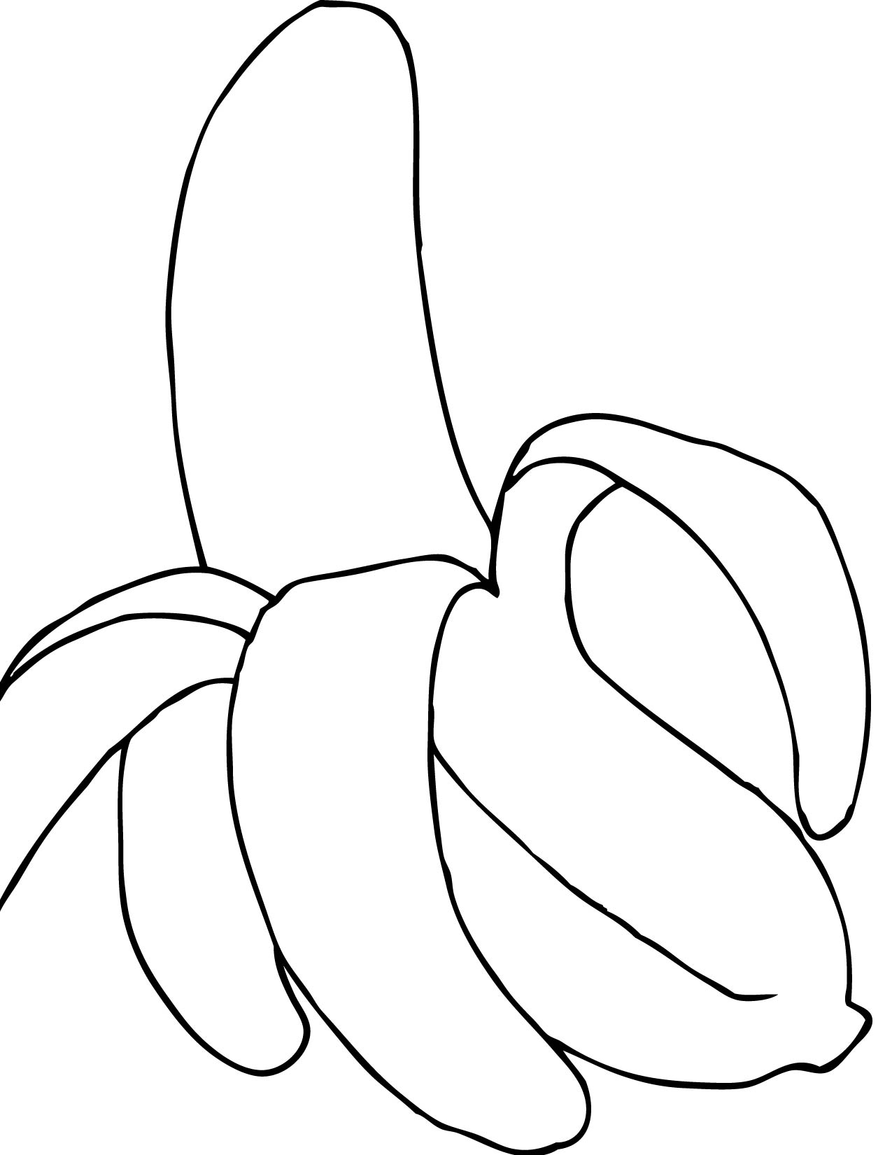 Page 2 For QueryFree Banana Clipart Outline | picturespider.com