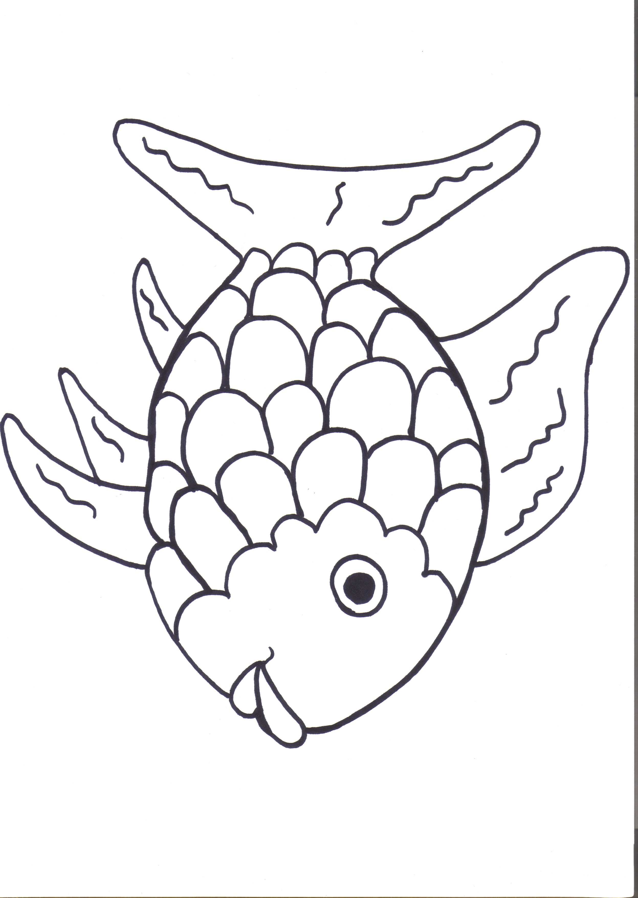 Rainbow Fish Outline Cliparts.co