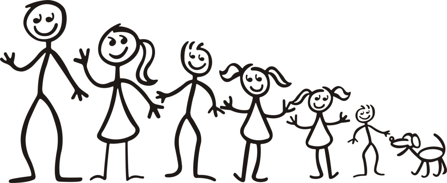 Stick People Family - ClipArt Best