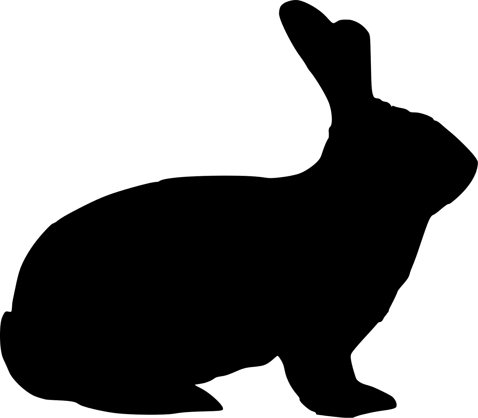 Rabbit Head Silhouette Images & Pictures - Becuo - Cliparts.co