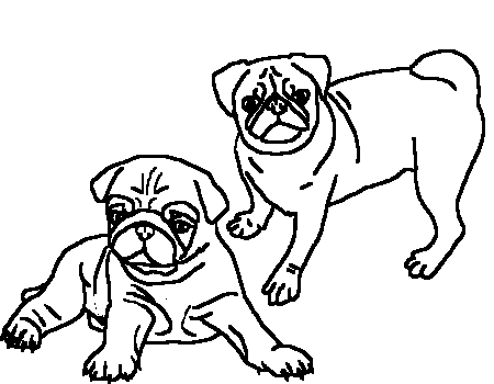 Pug Coloring Pages - ClipArt Best