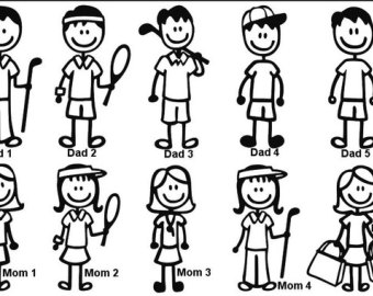 Stick People Family Images & Pictures - Becuo