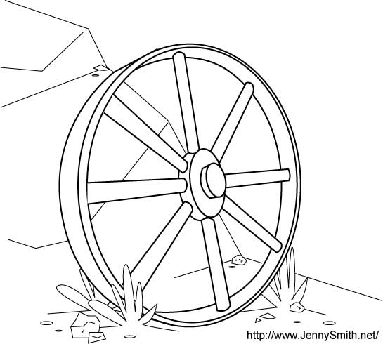 Wagon Wheel Drawing - Gallery