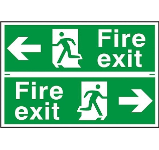 Fire Exit Signs | Clayton First Aid