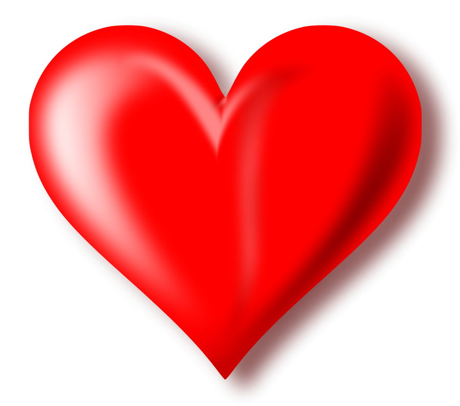Heart small clipart 300pixel size, free design