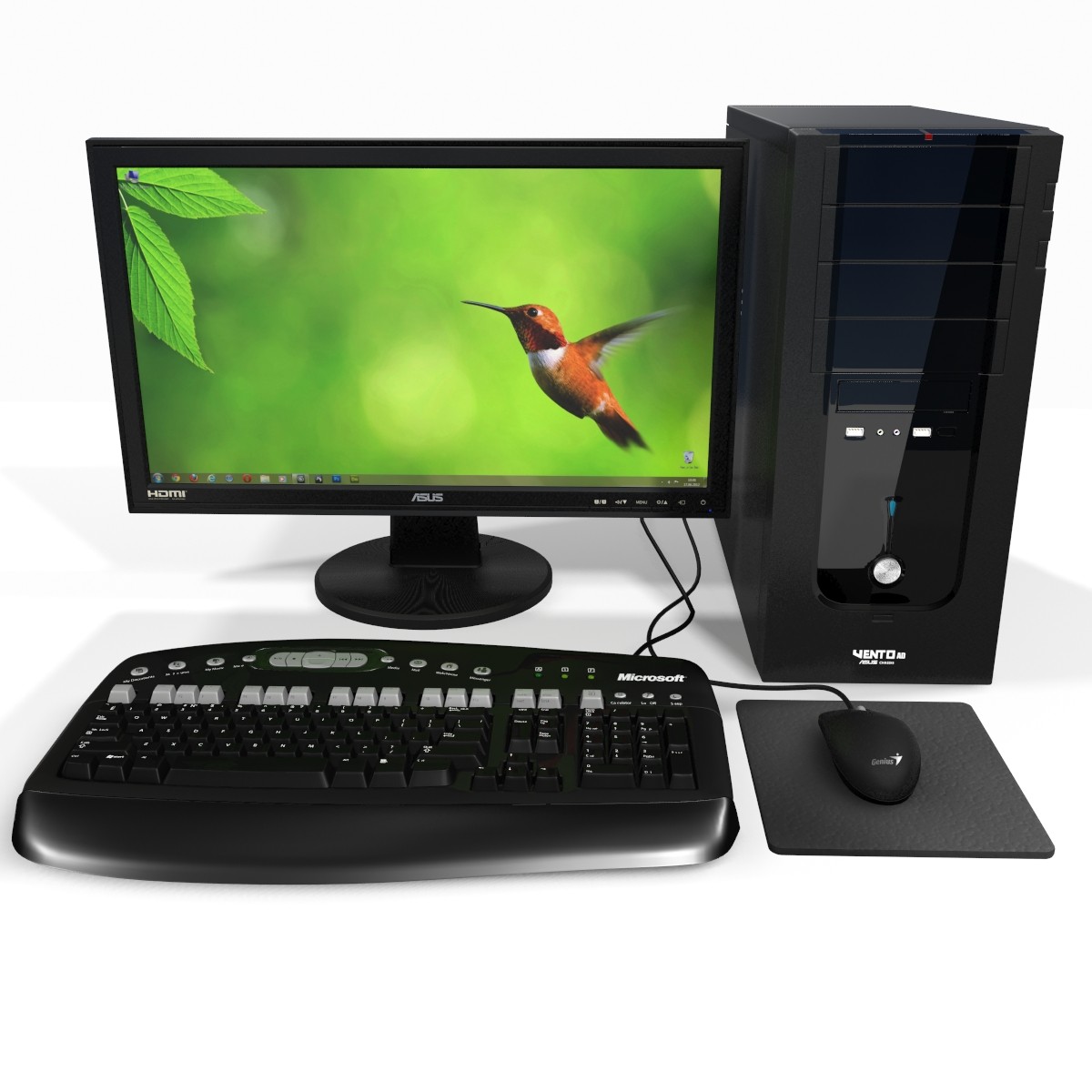 3d model personal computer monitor