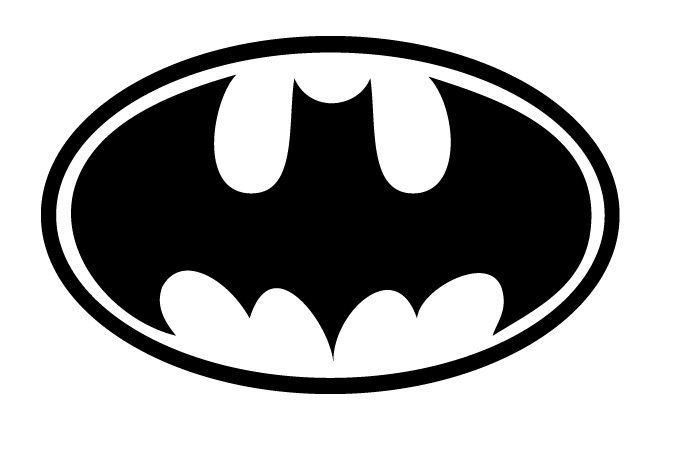 Pics For > Black And White Batman Logo