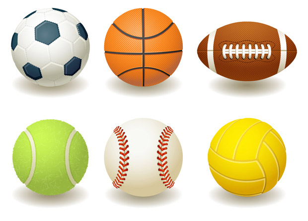 Realistic Sports Balls Vector - Ai, Svg, Eps Vector Free Download